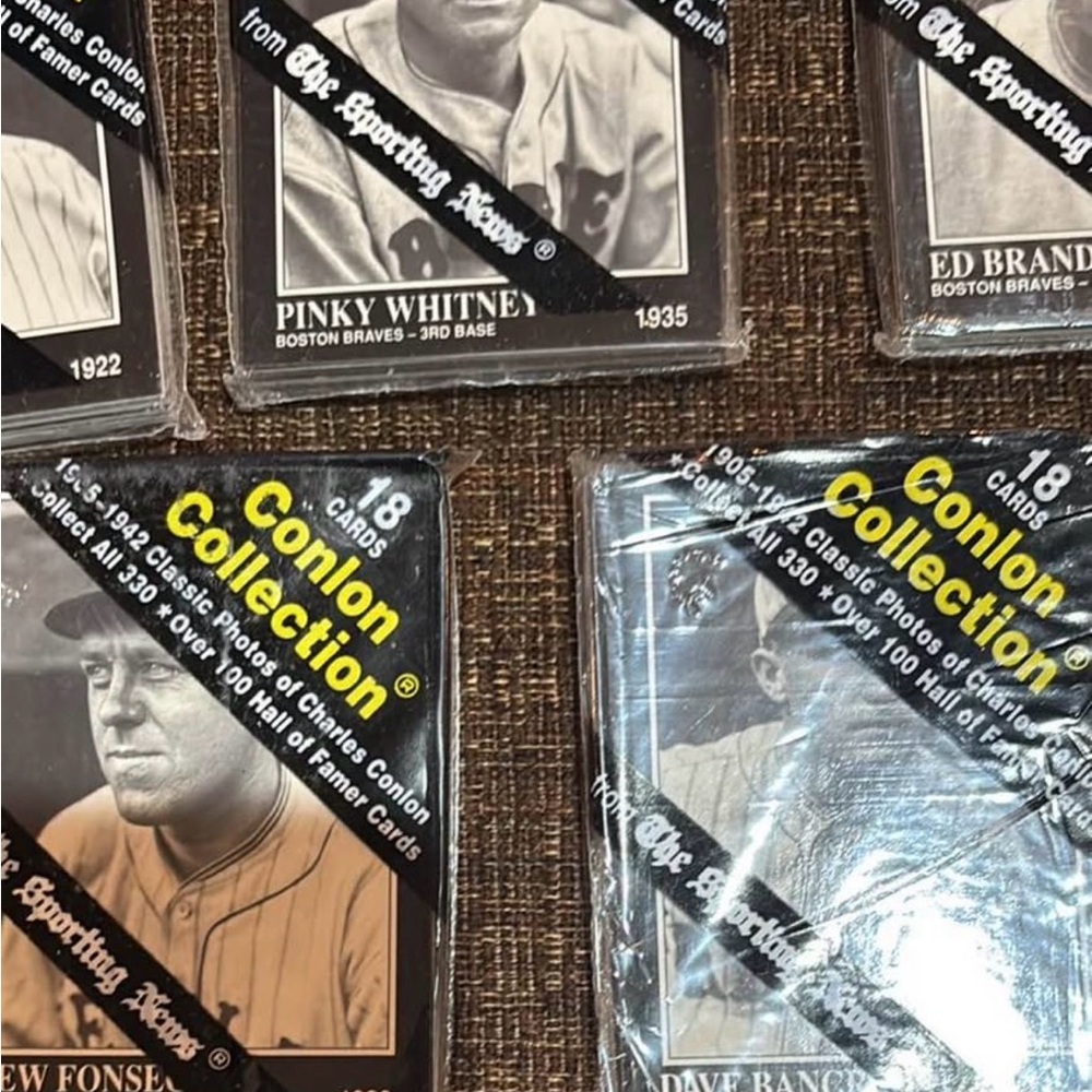 (8) Unopened Sporting News Conlon Collection Packs - Picture 4 of 4